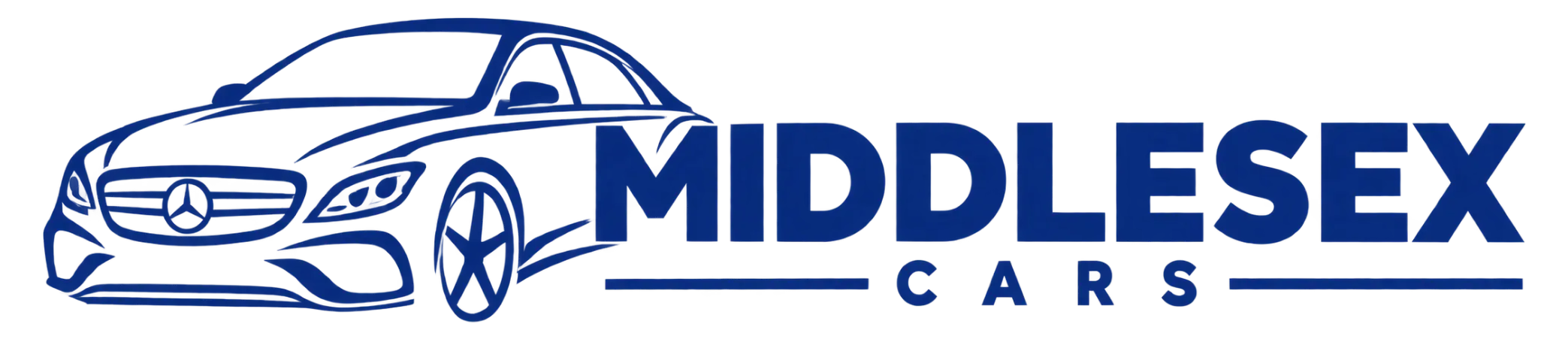 Middlesex Cars-Taxi service Dark Logo